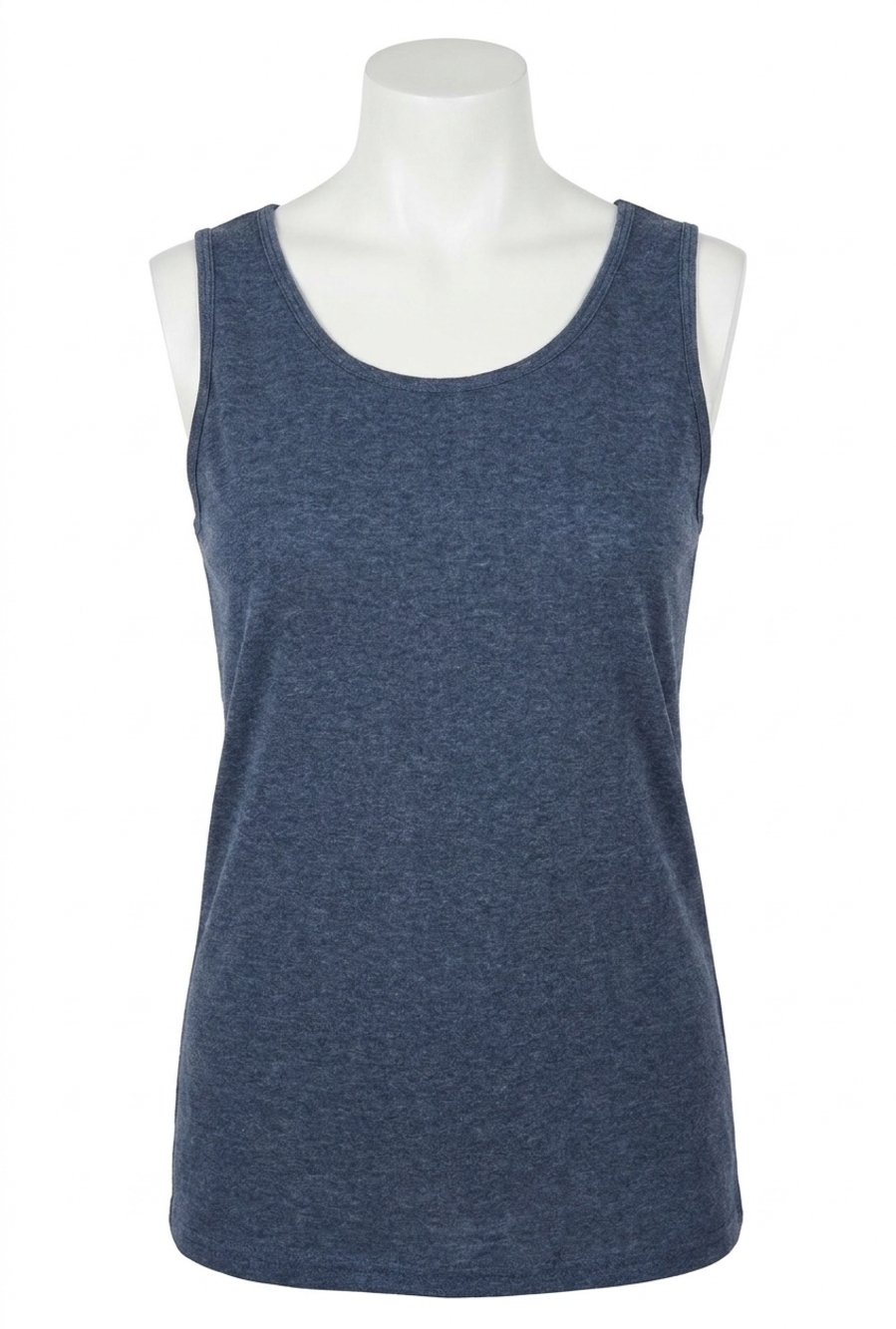 NEW ANGEL bra friendly tank in denim